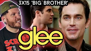 Blaines bro is a SNACK  GLEE 3x15 Big Brother REACTION  First time watching [upl. by Retxab]