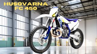 2025 Husqvarna FC 450  New lighter more balanced chromium molybdenum frame [upl. by Bartholemy]