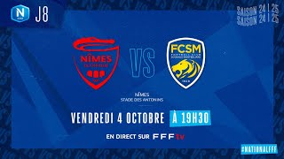 J8 I Nîmes Olympique vs FC Sochaux M en replay 11 I National FFF 20242025 [upl. by Arand]