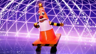 The masked singer UK season 3Traffic cone sings “when she loved me” [upl. by Akit507]