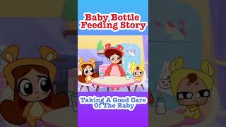 Bottle Feeding  Funniest Catchy Cartoon 😻 animationforkids shinyboxtv cartoonforkids [upl. by Eatnohs]