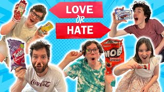 MYSTERY TASTE TEST CHALLENGE LOVE IT OR HATE IT [upl. by Ecirtam]