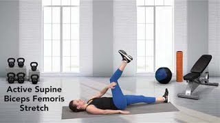 How to do a Active Supine Biceps Femoris [upl. by Farron]