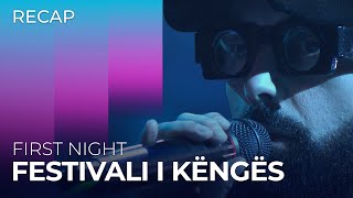 Festivali i Këngës 62 Albania  First Night  RECAP [upl. by Niltiak878]