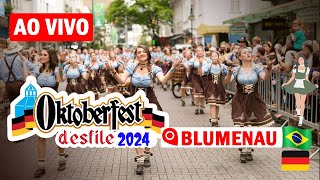 AO VIVO 1610 DESFILE NOTURNO OKTOBERFEST BLUMENAU 2024 [upl. by Rento]