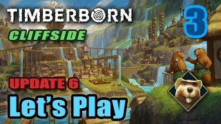 Lets Play  Timberborn  Cliffside  Folkstail  Wonders of Water Update 6  Full Gameplay 3 [upl. by Notsuj635]