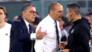 ATALANTA JUVE ALLEGRI SHOW CONTRO TUTTI ESPULSO [upl. by Enois]