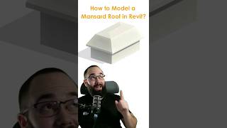 Mansard Roof in revit architecture revittutorial [upl. by Nnylakcaj884]