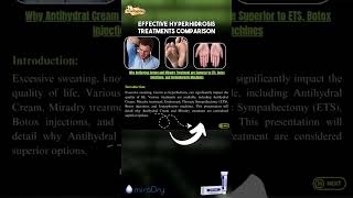 Hyperhidrosis Treatment  Antihydral Cream  MiraDry Treatment Effectiveness [upl. by Ranzini]