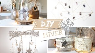 ♡ DIY noël  4 objets pour une déco hivernale [upl. by Yendys]