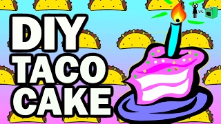 DIY Taco Cake Corinne VS Cooking [upl. by Orlov34]