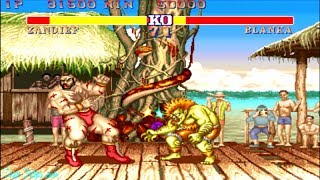 Street Fighter 2 Champion Edition  Zangief Arcade Hardest [upl. by Attehcram]