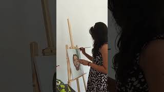 Day 4🍃 art artist drawing painting artandcraft sketch painter fyp viralvideo [upl. by Eiruam]