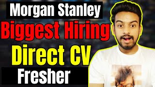 Morgan Stanely Biggest Hiring  OFF Campus Drive For 2025 2024 2023 Batch  Fresher  Kn Academy [upl. by Arlena]