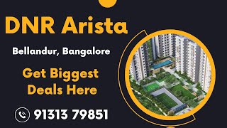 DNR Arista Bangalore  DNR Arista Bellandur  DNR Arista Brochure  DNR Arista Price amp Floor Plan 👇 [upl. by Nachison]