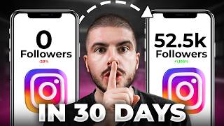 How I Gained 50000 Followers In 1 Month 9 Easy Steps [upl. by Eetnom]