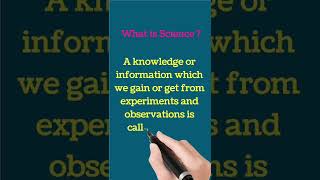 What is Science  What is the definition of Science  Simple Definition mcqswala mcqs definition [upl. by Ahsimaj]