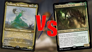 Meren vs Muldrotha 1v1 EDHCMDR Gameplay [upl. by Ardried322]