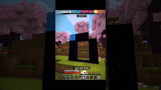 MAKING NEITHER PORTAL IN OHIO WORLD ☠️ minecraft trending shorts gaming like subscribe portal [upl. by Leventis638]