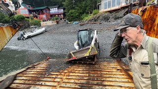 Brand New Bobcat Stuck  Tides Coming  Otto on The Last Frontier in Alaskas Kachemak Bay [upl. by Renny]