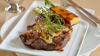 Steak Au Poivre Gratin – Bruno Albouze [upl. by Netsoj]