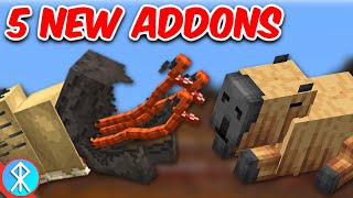 5 NEW ADDONS December 2022  MCPEBedrock Minecraft [upl. by Verlee]