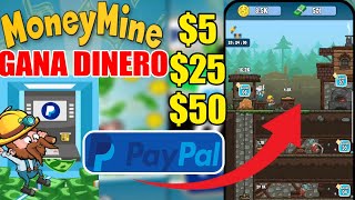 Money Mine App para Ganar Dinero Real en Paypal 2022 [upl. by Colon407]