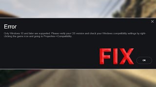 How to FIX Steam ERROR  Only Windows 10 and later are supported Please verify your OS version [upl. by Tibold]