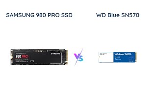 Samsung 980 PRO SSD vs WD Blue SN570 Which is the Best for Gaming [upl. by Adnilra639]