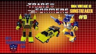 TRANSFORMERS G1 AUTOBOT SUNSTREAKER VINTAGE TOY REVIEW [upl. by River]