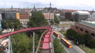 Daemonen Roller Coaster POV Onride Video The Demon Tivoli Gardens Copenhagen Denmark [upl. by Ymor]