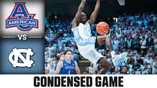 American vs North Carolina Condensed Game  202425 ACC Men’s Basketball [upl. by Steere]