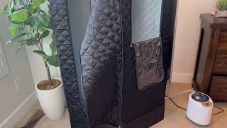 Portable Steam Sauna Portable Sauna for Home Sauna Tent Sauna Box Review The Best Steam Sauna [upl. by Kilk]