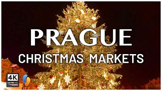 Christmas Markets in Prague Day to Night Magic [upl. by Roby]