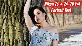 Nikon Z6 Portraits with the 2470 F4 [upl. by Nnyliram]