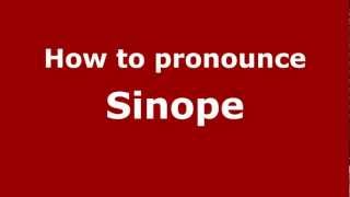 How to Pronounce Sinope  PronounceNamescom [upl. by Debra612]