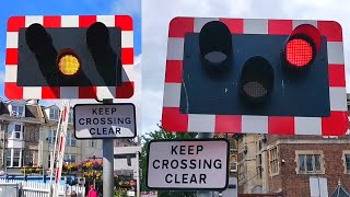 Paignton North Level Crossing Devon [upl. by Mccallum]