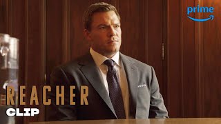 Reacher as a Lawyer  REACHER  Prime Video [upl. by Ihcehcu]