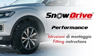 SnowDrive  Performance  guida all’installazione delle calze da neve [upl. by Eidnak]