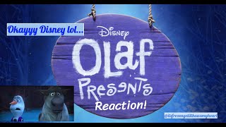 OLAF PRESENTS REACTION [upl. by Elleval]