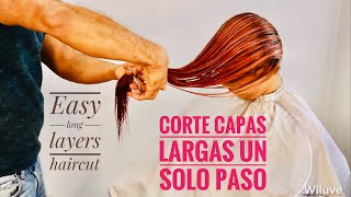 Corte Capas Largas Hazlo Tu Misma [upl. by Acinoev]