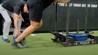 Sled Exercises for Calf Pain with Craig Purdam [upl. by Htebaras]