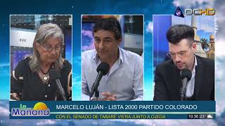 MARCELO LUJÁN LISTA 2000 PARTIDO COLORADO • CON EL SENADO DE TABARÉ VIERA JUNTO A OJEDA [upl. by Shult88]