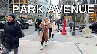 NEW YORK CITY Walking Tour 4K  PARK AVENUE [upl. by Sayce775]