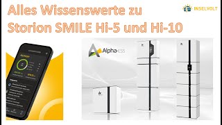 Alpha ESS Storion SMILE Hi5 und Hi10 Alles Wissenswerte zu Batteriespiecher und Wechselrichter [upl. by Kennett735]