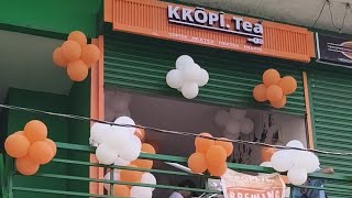 VLOG88  STORE OPENING AT NAIC CAVITE KKOPI TEA [upl. by Inava]