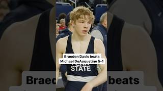 Braeden Davis just beat fifth year AA Michael DeAugustino as a true freshman [upl. by Uriisa434]