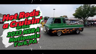 Hot Rods a Cruisin at the 2023 NSRA NationalsYork PA [upl. by Season]