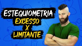 ESTEQUIOMETRIA COM REAGENTE EM EXCESSO E REAGENTE LIMITANTE [upl. by Lewiss]