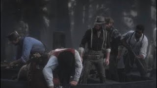 Rdr2Dutch Kills Angelo Bronte Scene [upl. by Ulah]